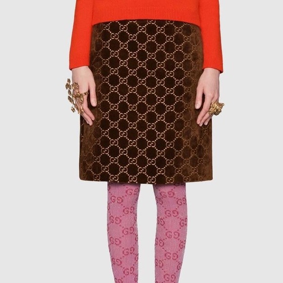 Gucci monogram GG velvet skirt - Picture 11 of 11